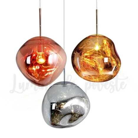 Pendul Glass Silver 360, 1 surse de iluminare